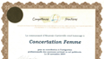 Certificat de mérite pour l'organisme de Concertation-Femme.